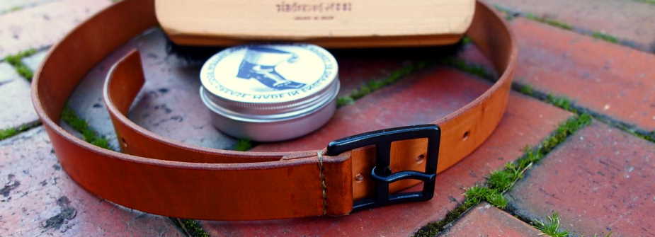 taking care of a leather belt